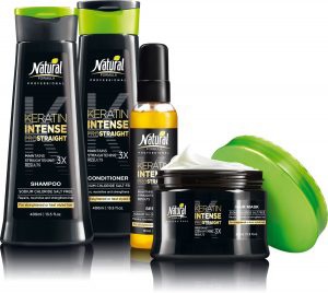 Four products of Keratin Intense 