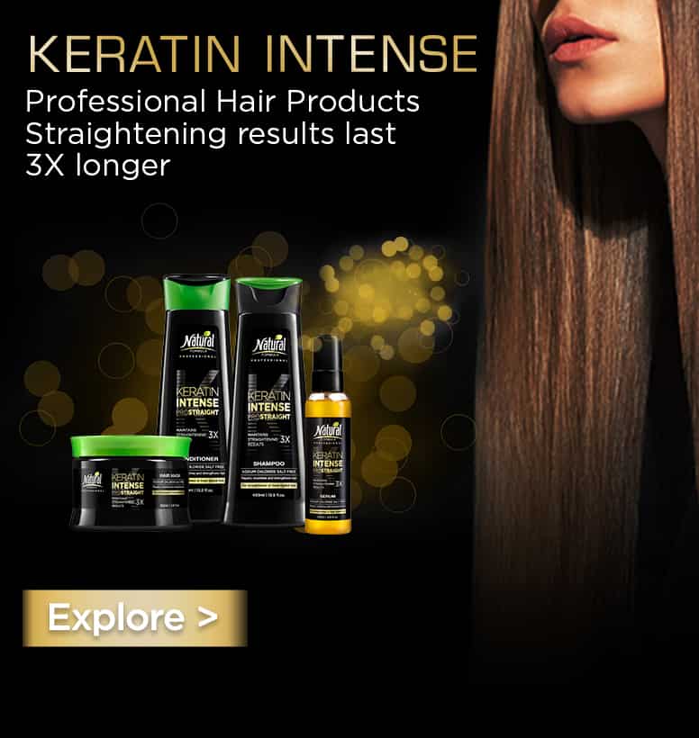 Keratin Intense series - shampoo, conditioner, hair mask and serum